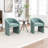 Halley Velvet Upholstered Dining Chair-1459958060
