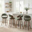 Tabouret de comptoir pivotant rembourré Providence-123200616