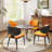 Upholstered Metal Leg Dining Chair-2039657073