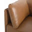 Chaise longue confortable en similicuir avec fabrication robuste pour la détente