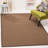 Cybil Auckland Jute Brown Area Rug-492661641