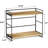 Bathroom Countertop Organizer Set Of 2, Kitchen Counter Shelf Spice Rack Sink Countertop Storage Desktop Large Wood Shelf-1326837823