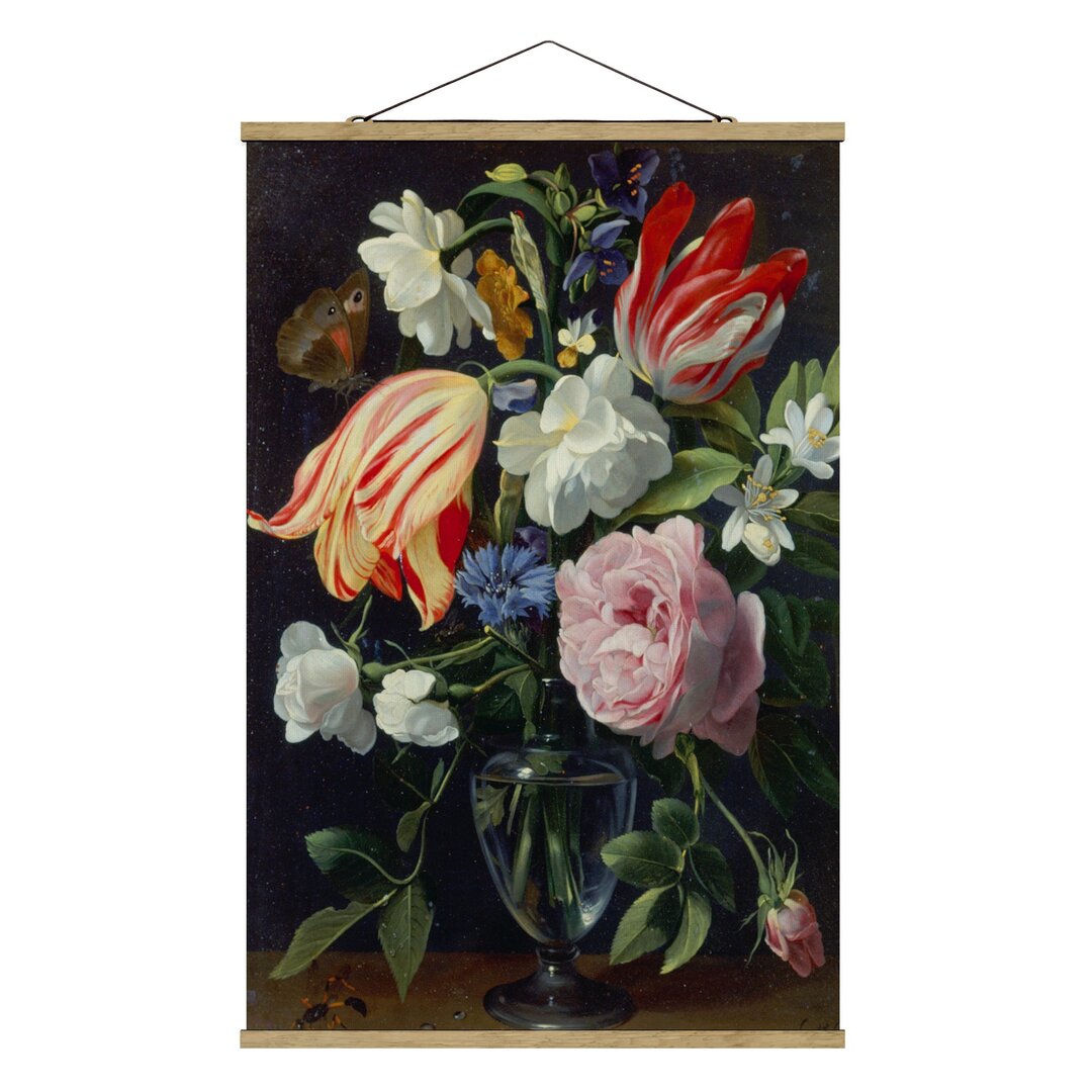 Leinwandbild Vase with Flowers von Daniel Seghers