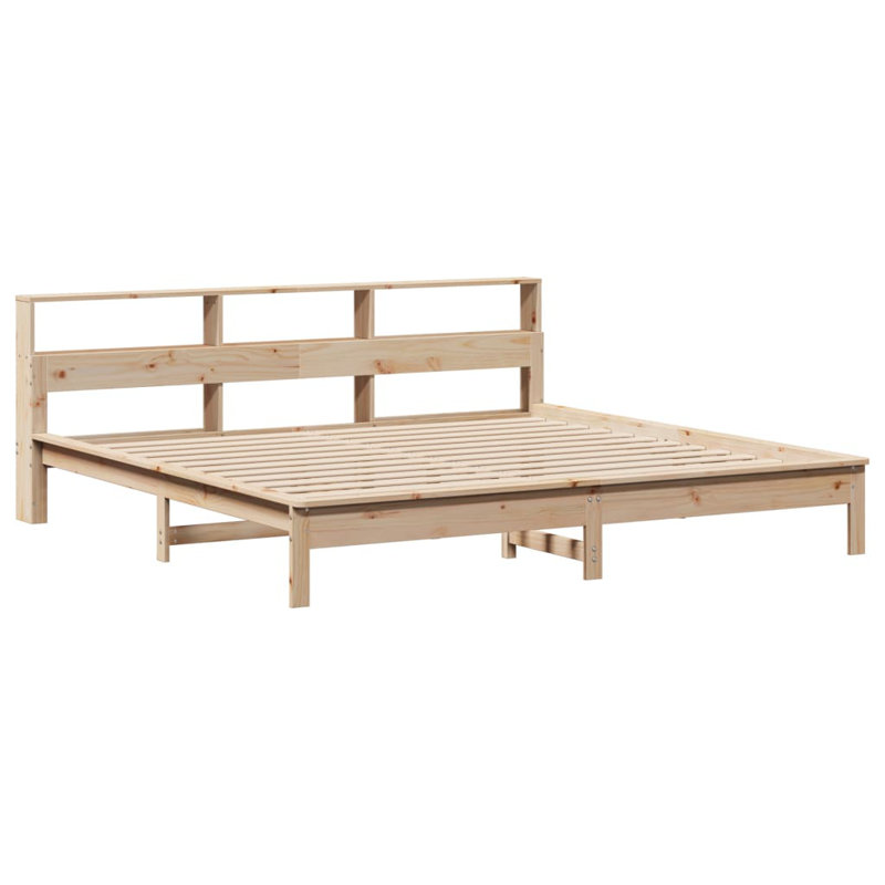 Juengel Solid Wood Storage Bed, Small Double (4'), Brown