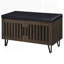 Banc de rangement à 2 portes avec siège rembourré et grand espace intérieur, parfait pour un décor moderne et fonctionnel-1447074268