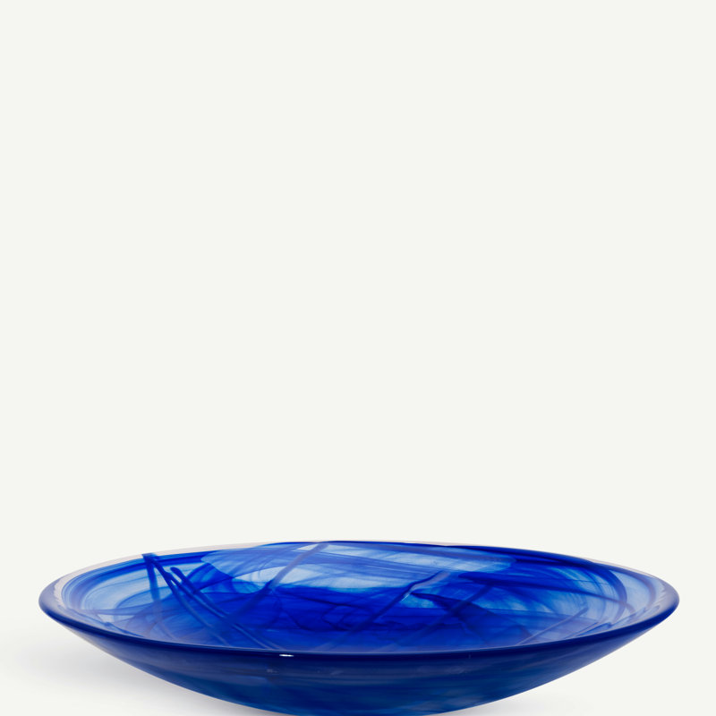Kosta Boda Contrast Crystal Glass Platter