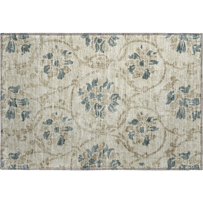Premium Machine Washable Prisco Beige Rug
