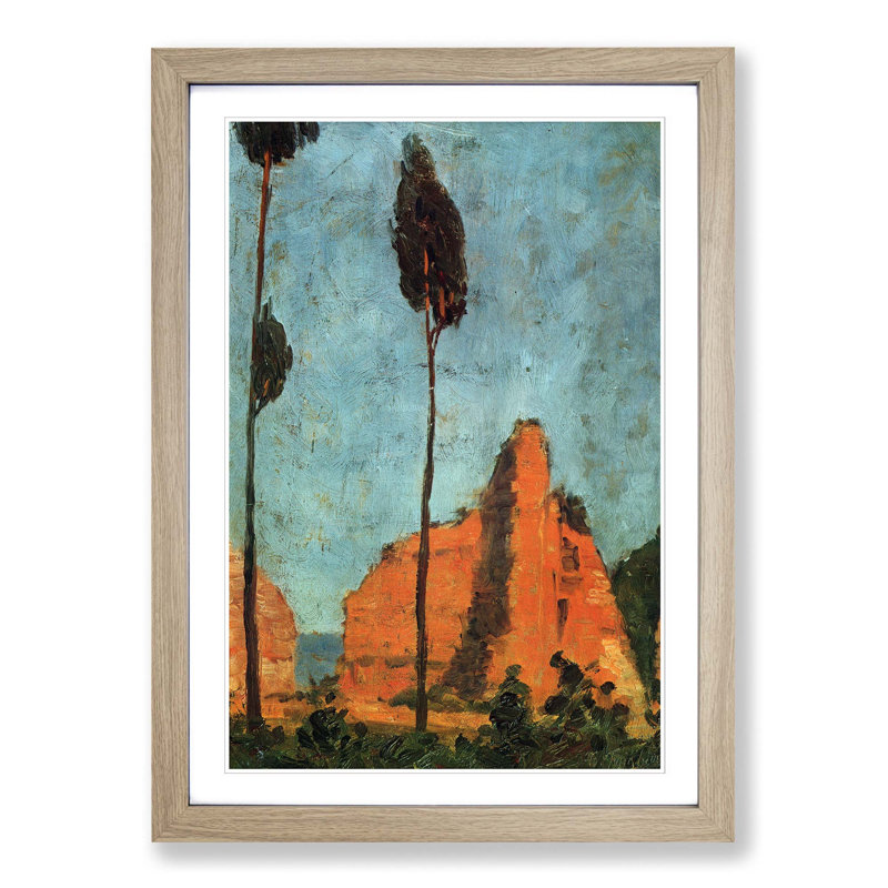 Remains in Rome by Fujishima Takeji - Picture Frame Painting Print, Oak Framed, 36cm H x 27cm W x 2cm D