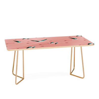 Table basse holli zollinger flamant rose