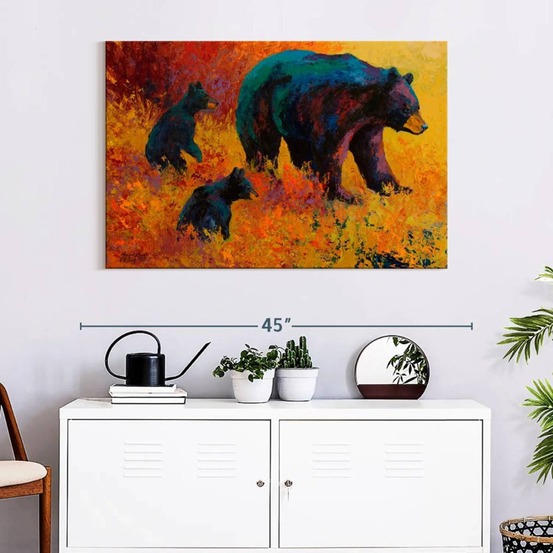 Brampt Double Trouble Black Bear, 26" H x 39" W