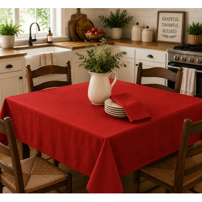 36 po x 36 po Nappe rouge