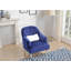 Ensemble de 2 chaises en velours bleu barcelos-1214770515