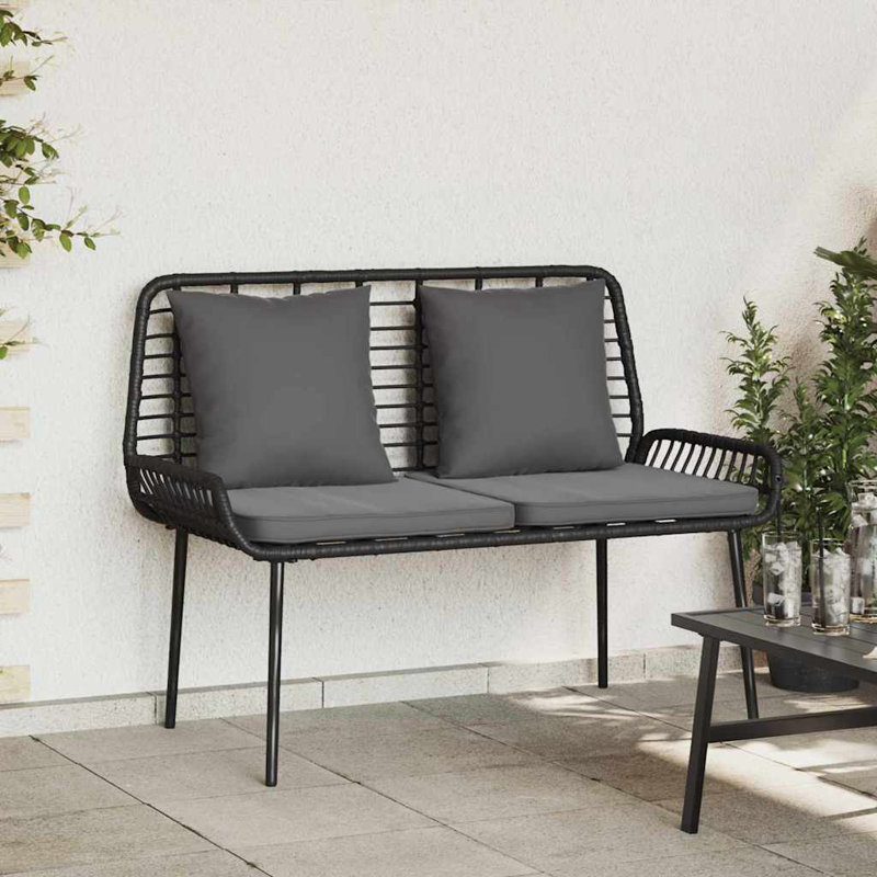 Poly Rattan Outdoor Bench