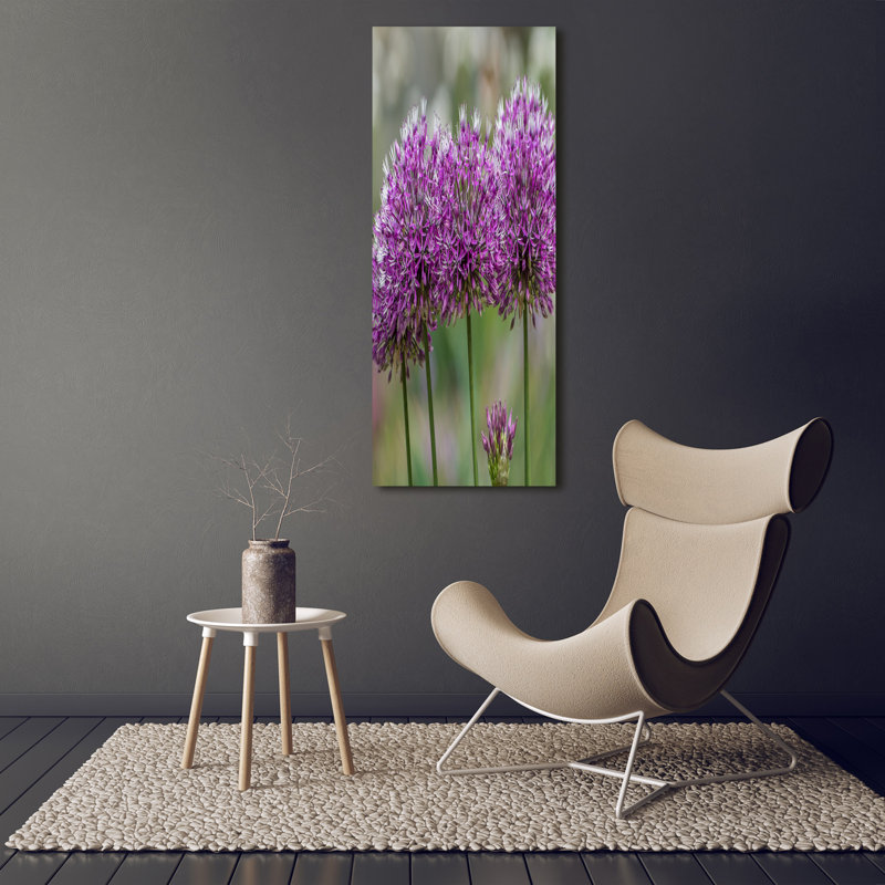 Garlic Flowers - Wrapped Canvas Print