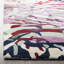 Tapis rose / multicolore touffeté à la main Amier-284120229