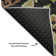 Premium Machine Washable Prisco Black Rug