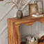 Console 63 po avec rangement à 2 niveaux, entrée étroite et canapé, table d'appoint 63 po-68692706