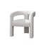 Chaise d'appoint beige Boucle, ensemble de 2
