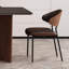 Table à manger italienne minimaliste en bois massif et en pierre-108221640