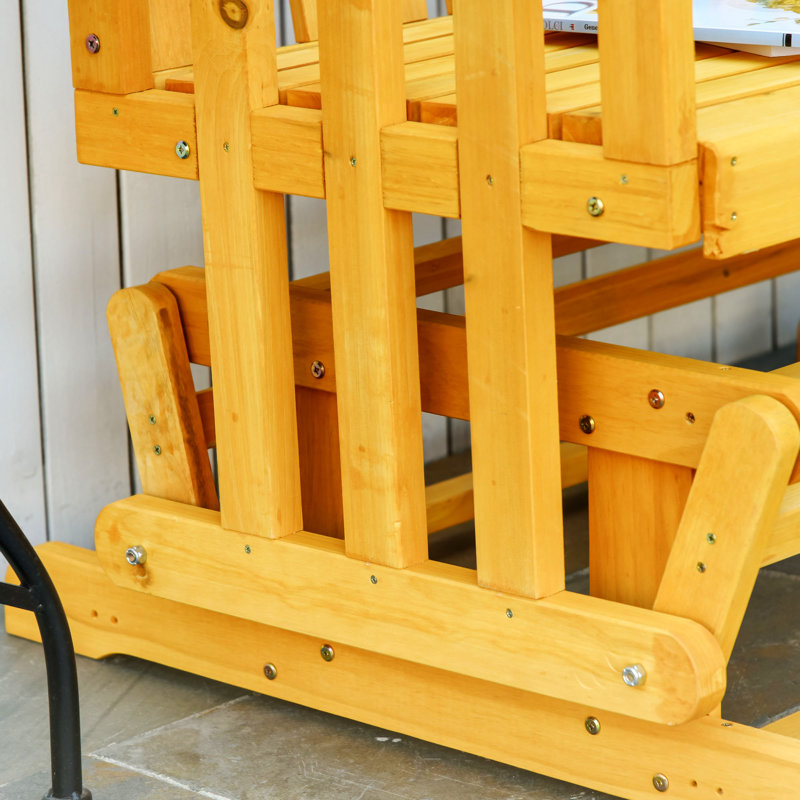 Banc de balançoire pour personne avec système de séchage rapide et accoudoirs larges