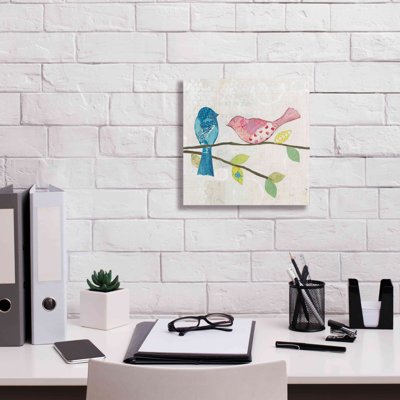«Catching Up V» par Courtney Prahl, estampe numérique sur toile