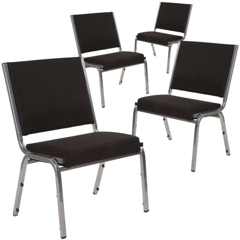  Chaise de réception Hurshid, Noir, 4