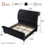Lit-bateau tapissier Velvet-1141369365