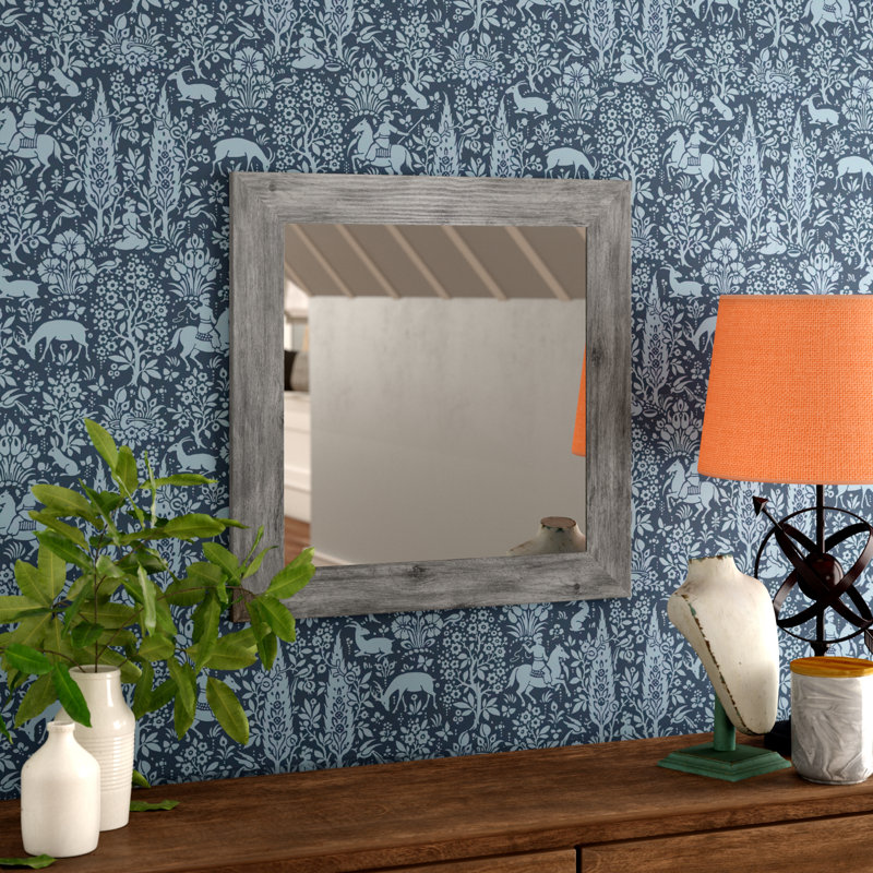 Miroir décoratif maison de campagne / campagne, H 21,5 po x l 21,5 po