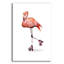  «Flamingo Roller Skating» par John Hovenstine, art mural en verre acrylique, 16 po x 24 po-361611056