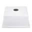 Évier à quartz blanc - La chaleur et la fonctionnalité de 18 po de longueur x 16 po de largeur comprennent une grille inférieure et une crépine pour une utilisation durable et amortissante de 18 po x 16 po.