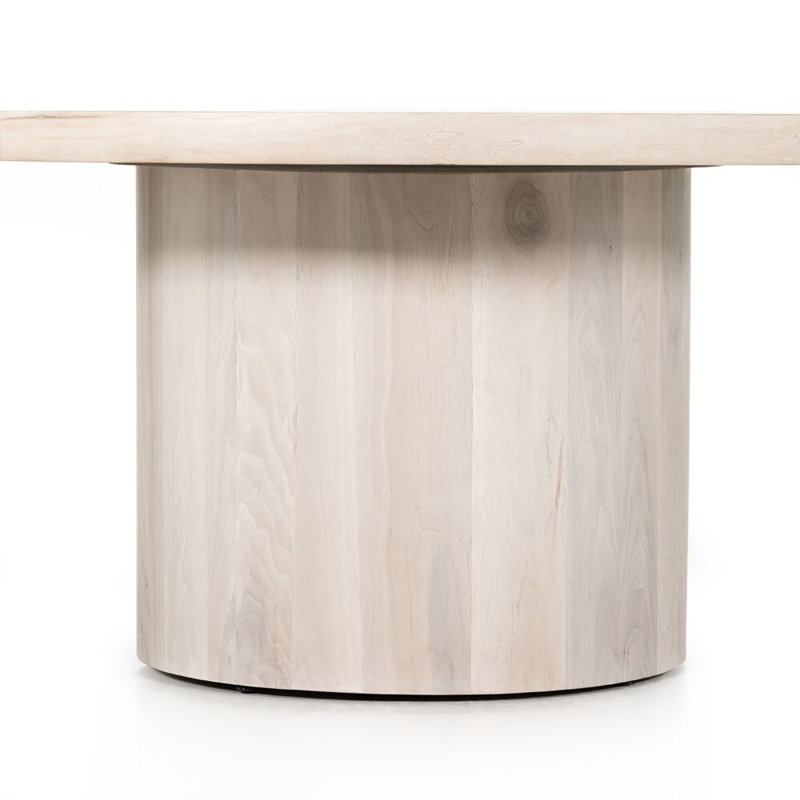 Hudson Round Dining Table, Ashen Walnut