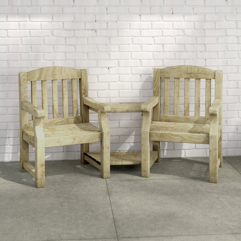 Gosnold Solid Wood Outdoor Bench
