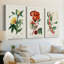 Turpin Tropical Botanicals VI - Toile tendue avec châssis sur mesure - 3 pièces