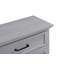 Commode 5 tiroirs gris chaud