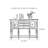 Retro Multifunctional Solid Wood Console Table