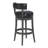Arvizu Onyx and Faux Leather and Solid Wood Low Back Swivel Bar Chair-420987905-531189942