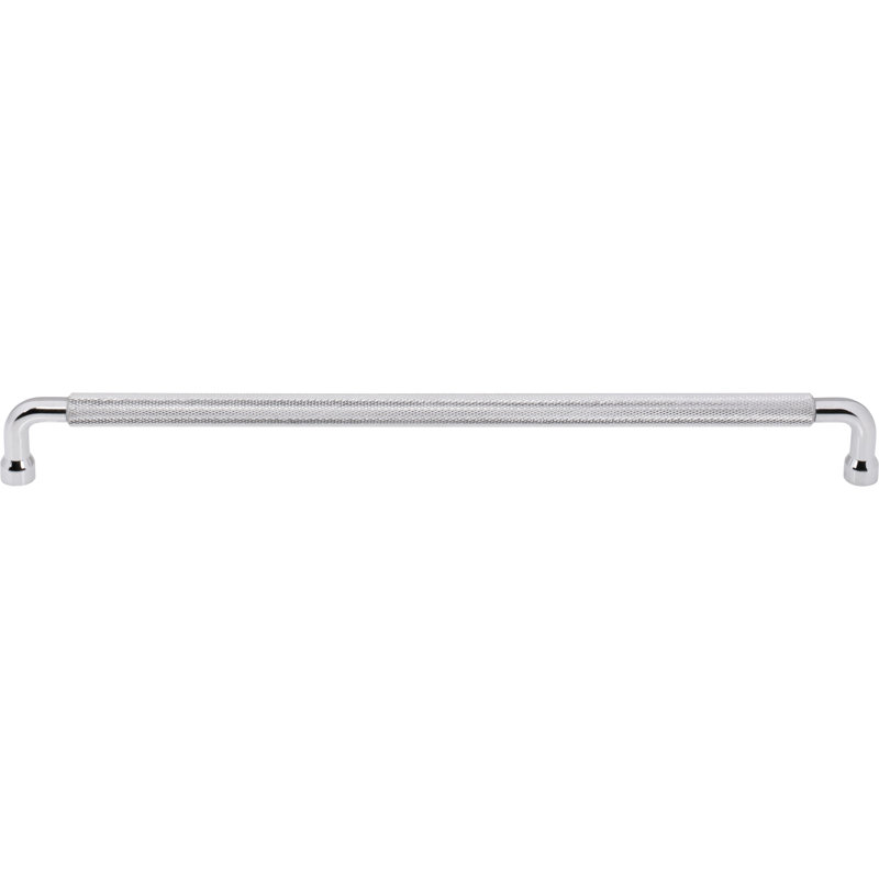 Garrison Bar Pull, Polished Chrome, 12" Center To Center