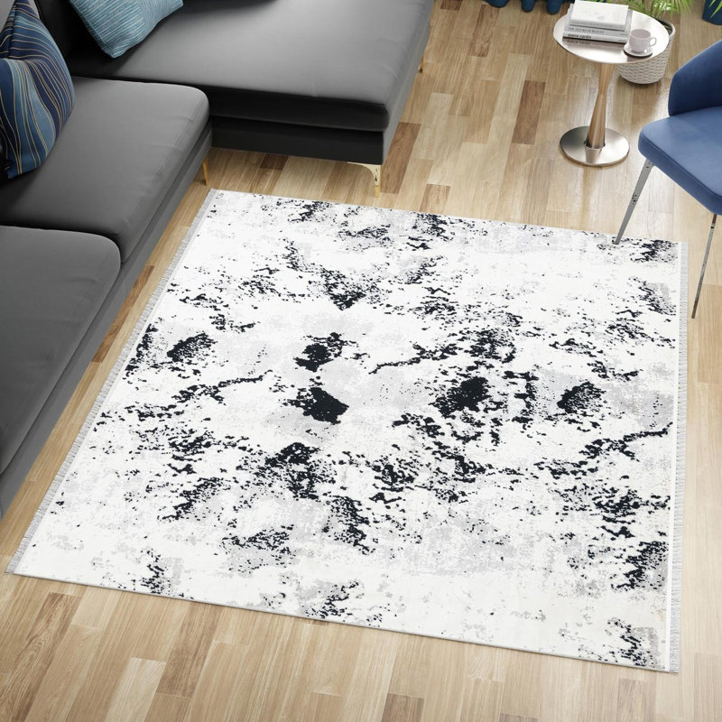 Bralin Abstract Indoor Rug, Square 7'10"