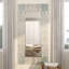 Miroir mural en nacre bleu-86602849