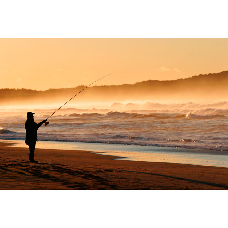 Fishing For Breakfast by Austscapes - Wrapped Canvas Print, 30cm H x 46cm W