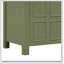 Organisateur de meuble-lavabo vert olive de 36 pouces avec lavabo, charme rustique et amplement de rangement pour les salles de bain modernes-771754147