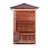 SunRay Saunas 2 - Person Outdoor Bluetooth Compatible Traditional Steam Sauna in Hemlock