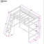 Lit mezzanine simple avec échelle Averylynn-1893127394