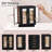 FCH Quad View With Storage 5 Drawers Rotatable Black Cabinet Pink Velvet Jewellery Case