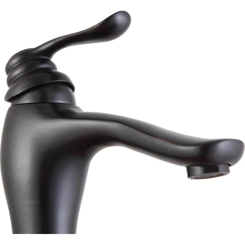 Anfore Single-Hole Single-handle Bathroom Faucet, Oil Rubbed Bronze