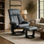 Fauteuil inclinable de luxe avec repose-pieds, massage par vibration à 10 points et base pivotante pour une détente et un confort ultimes-1772048234
