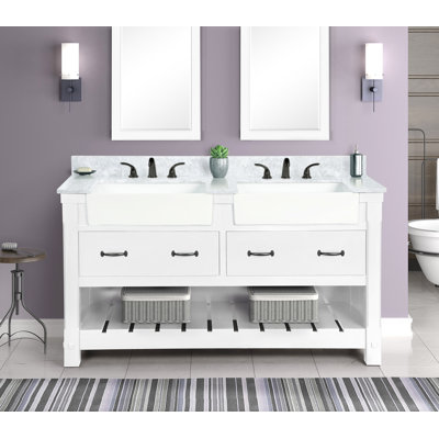 Meuble-lavabo double 60 po Farmington