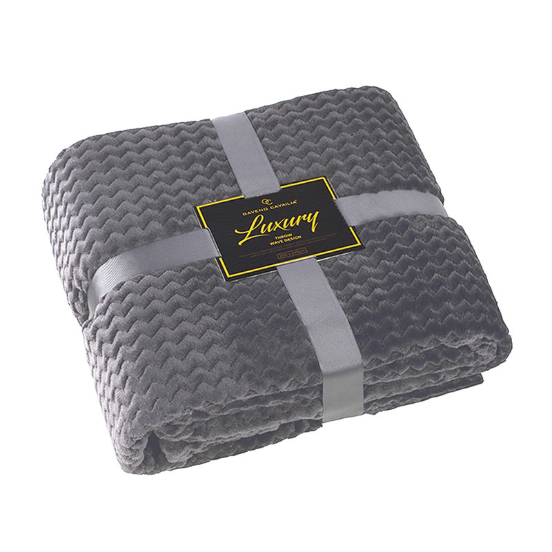 Teddy Popcorn Waffle Throw Blanket Soft Warm Cosy Lightweight Waffle Decorative Blanket for Sofa Couch Bed Bedroom Living Room