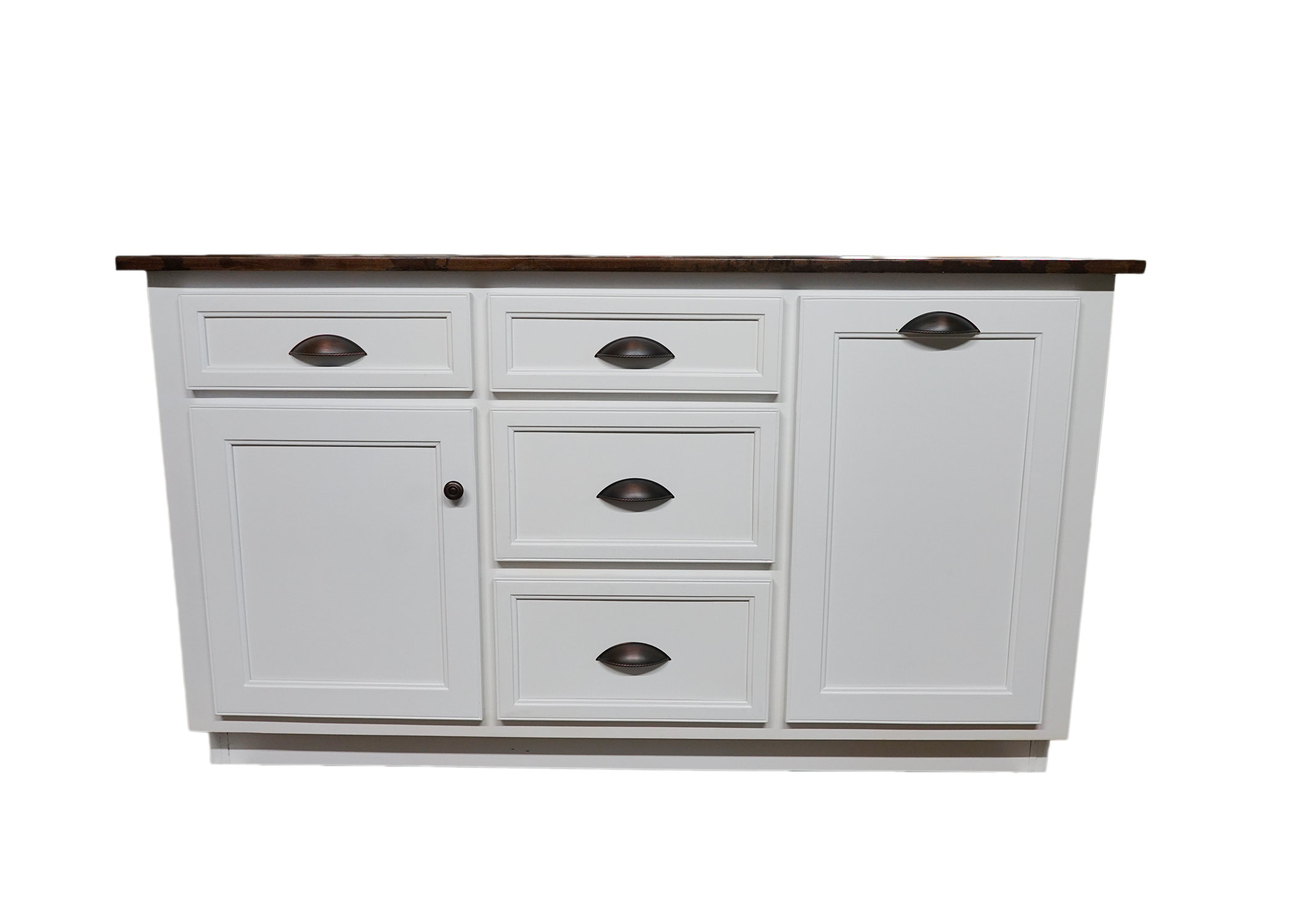 Gracie Oaks Zantos Solid Wood Kitchen Island & Reviews | Wayfair