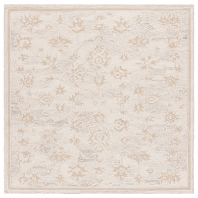 Ebony Hand Tufted Wool Pile Oriental Rug